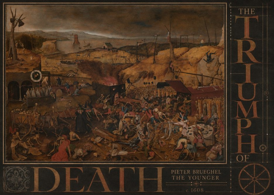 Pieter Bruegel The Triumph of Death II No5 - Poster