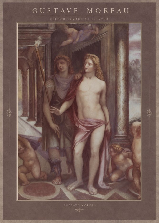 Gustave Moreau Youth No2 - Poster