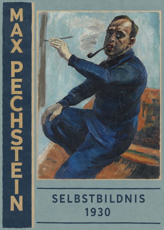 Max Pechstein Selbstbildnis No2 - Poster