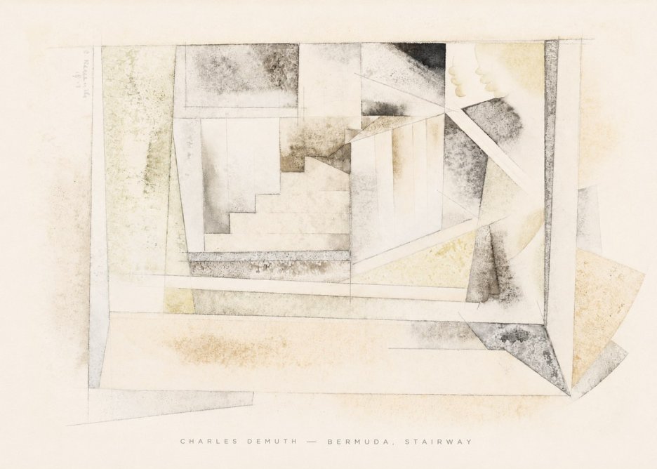 Charles Demuth Bermuda, Stairway No6 - Poster