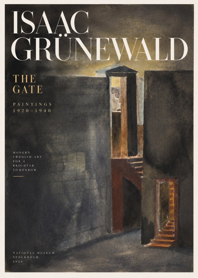 Isaac Grünewald Architectural Fantasy No3 - Poster