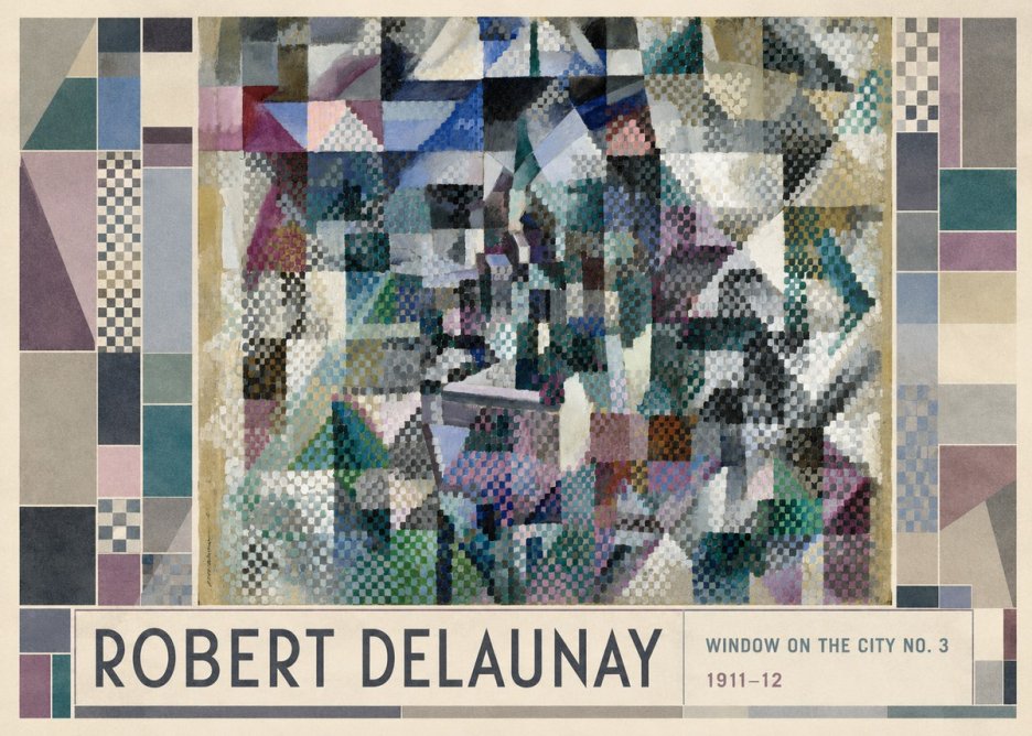 Robert Delaunay Window on the City No. 3 No1 - Poster