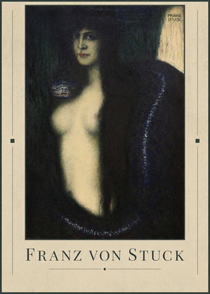 Franz von Stuck The Sin II No2 - Poster