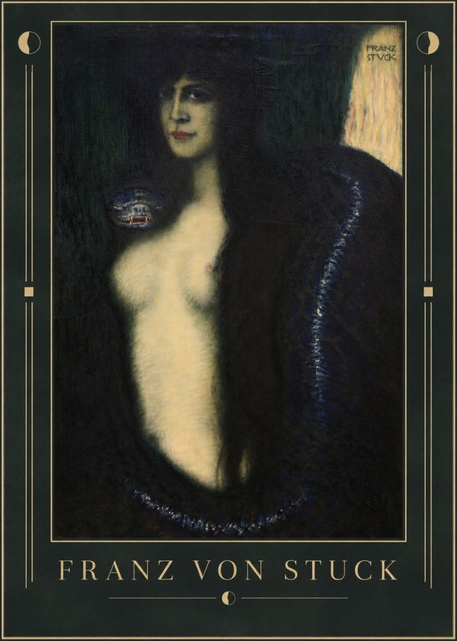 Franz von Stuck The Sin II No5 - Poster