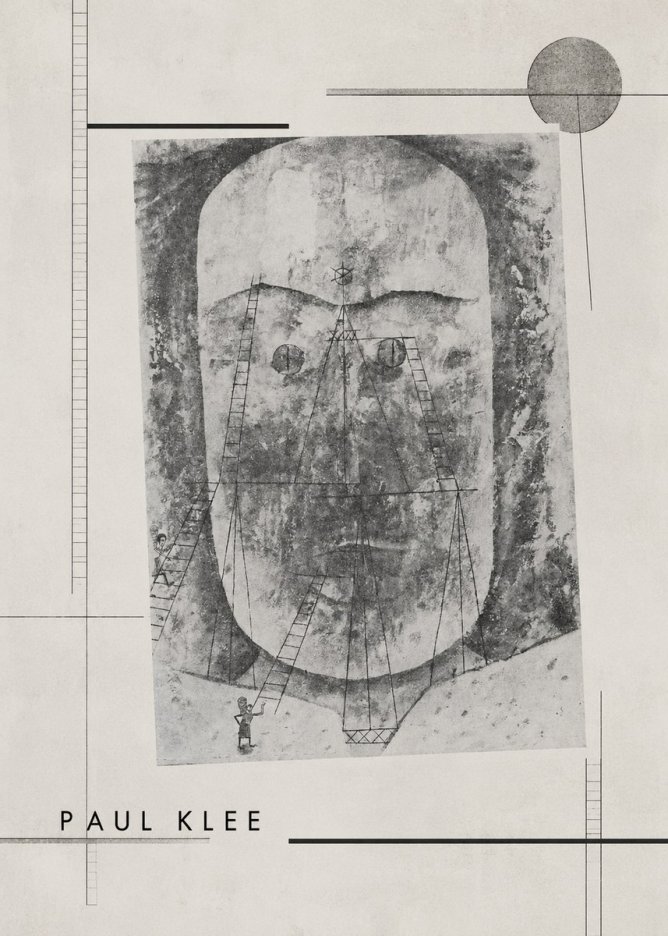 Paul Klee Monument in the Fertile Land No4 - Poster