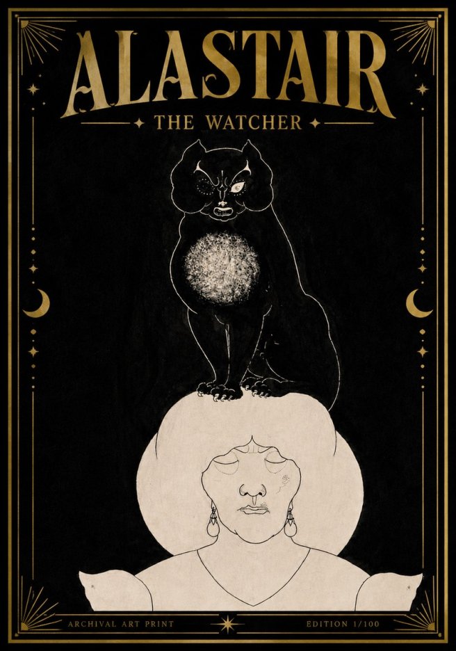 Alastair The Watcher No5 - Poster