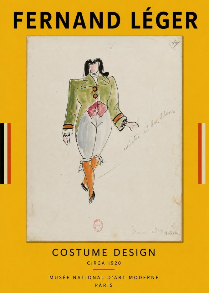 Fernand Léger Costume Design II No3 - Poster