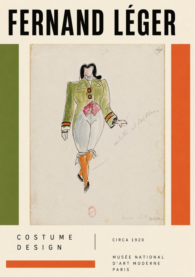 Fernand Léger Costume Design II No5 - Poster