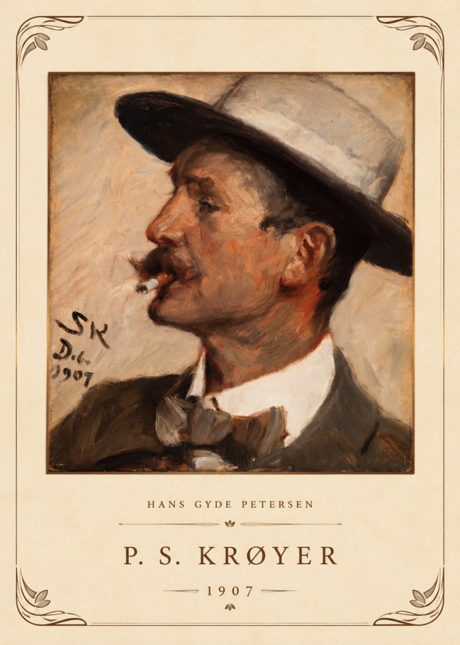 P.S. Krøyer Hans Gyde Petersen No4 - Poster