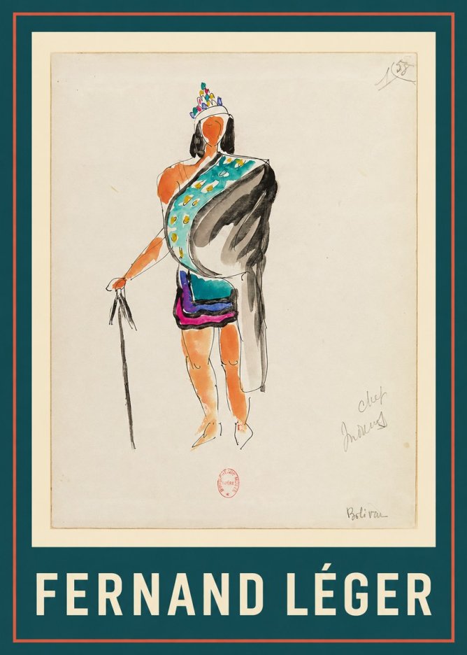 Fernand Léger Bolivar X No1 - Poster