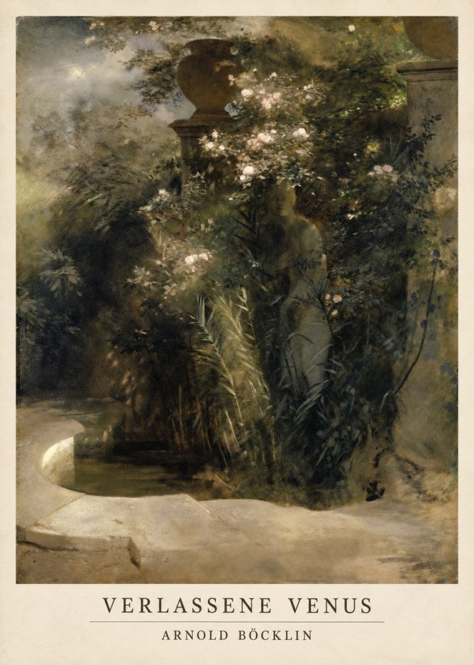 Arnold Böcklin Verlassene Venus No2 - Poster