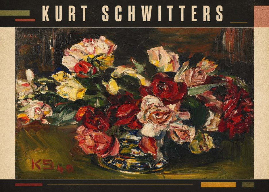 Kurt Schwitters Flower Still Life No3 - Poster