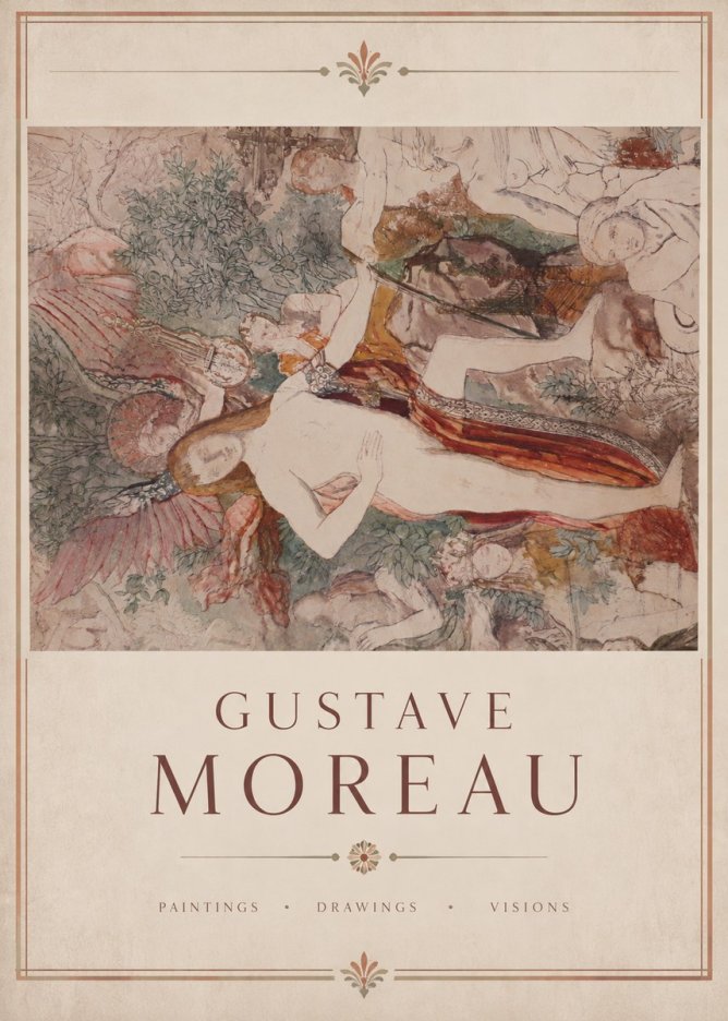 Gustave Moreau The Hymn to Beauty No2 - Poster