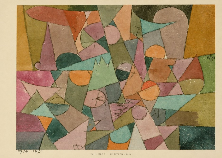 Paul Klee Untitled No6 - Poster
