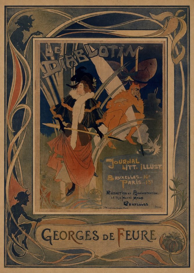 Georges de Feure Le Diablotin III No1 - Poster