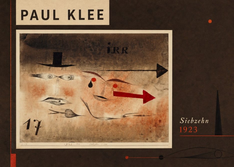 Paul Klee Siebzehn, Irr No2 - Poster