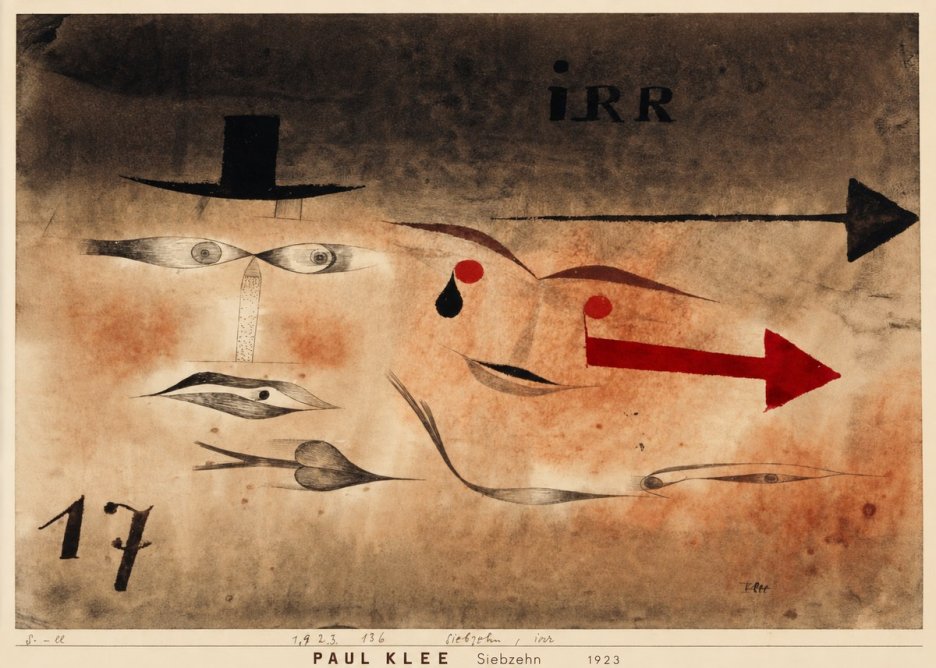 Paul Klee Siebzehn, Irr No6 - Poster