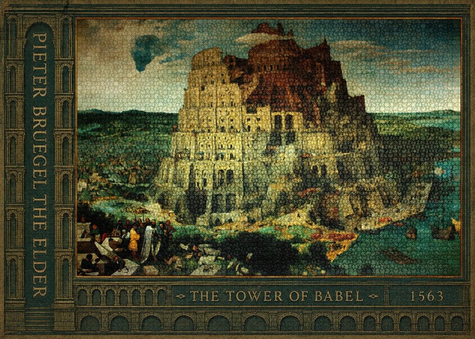 Pieter Bruegel The Tower of Babel XV No2 - Poster