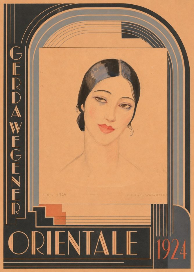 Gerda Wegener Orientale No6 - Poster