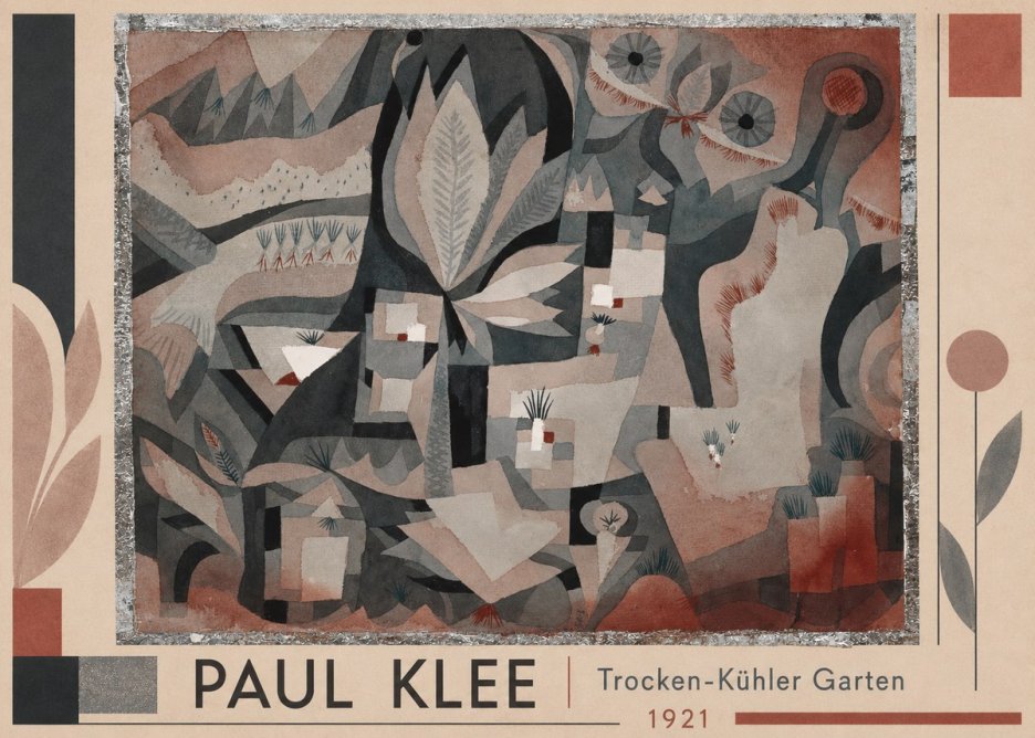 Paul Klee Trocken-kühler Garten No1 - Poster