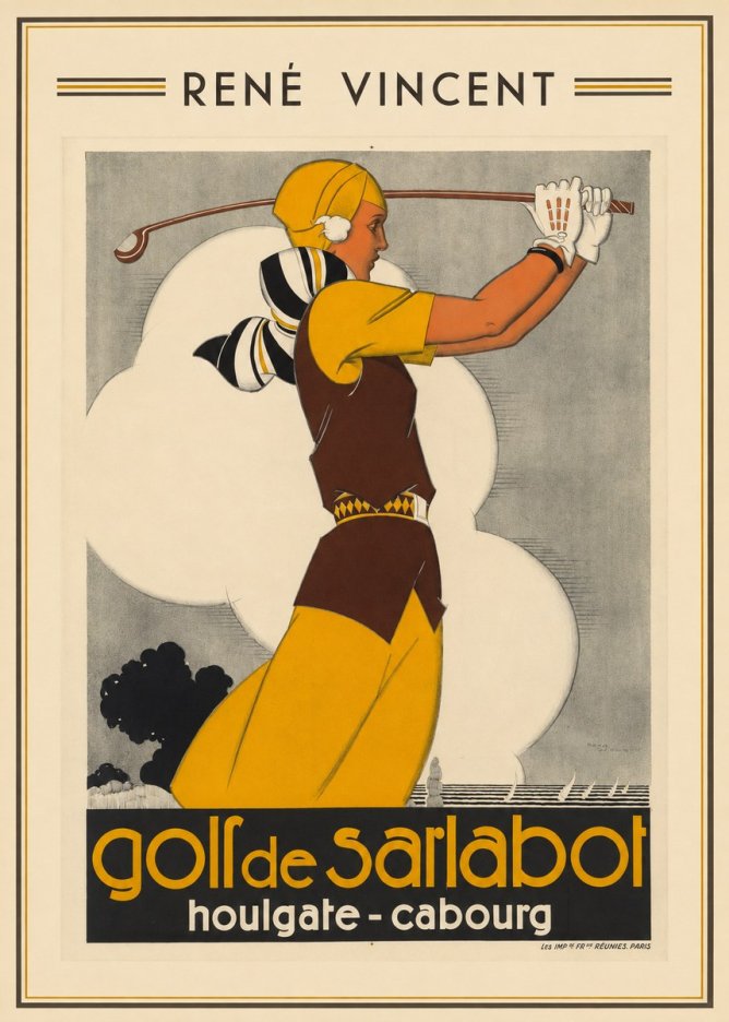 René Vincent Golf De Sarlabot No1 - Poster