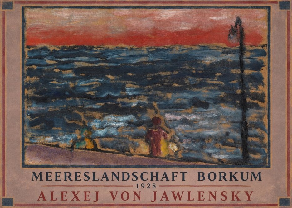 Alexej von Jawlensky Meereslandschaft Borkum No1 - Poster