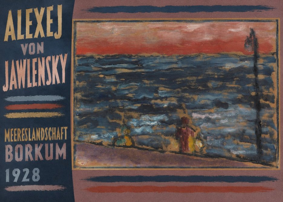 Alexej von Jawlensky Meereslandschaft Borkum No3 - Poster