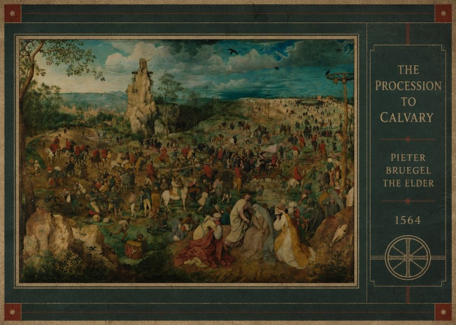 Pieter Bruegel The Processsson to Calvary No2 - Poster