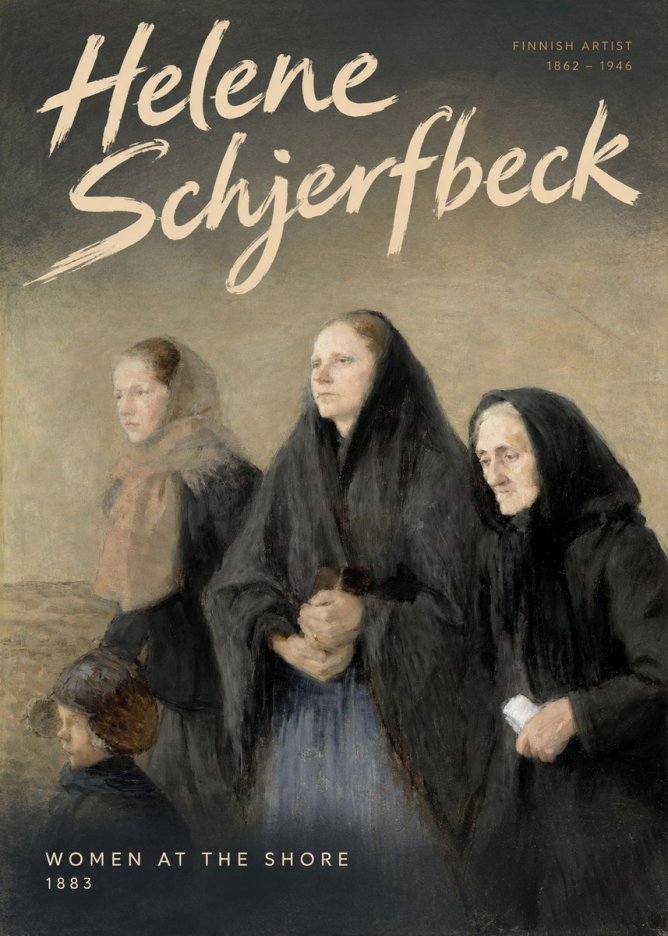 Helene Schjerfbeck Women at the Shore No3 - Poster