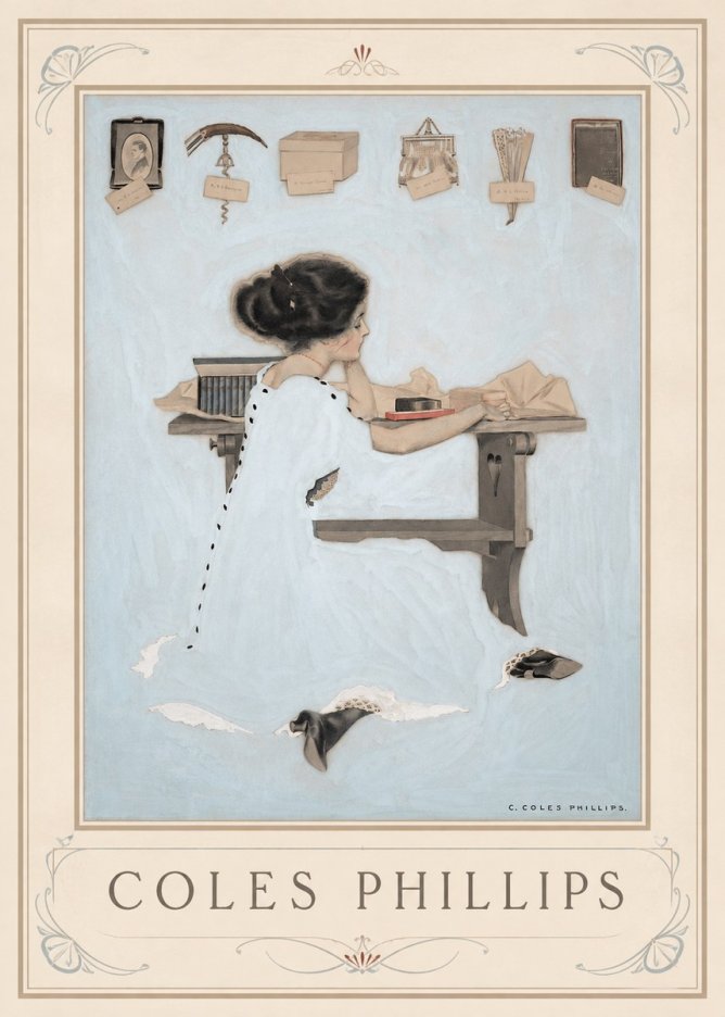 Coles Phillips Remembrance No1 - Poster