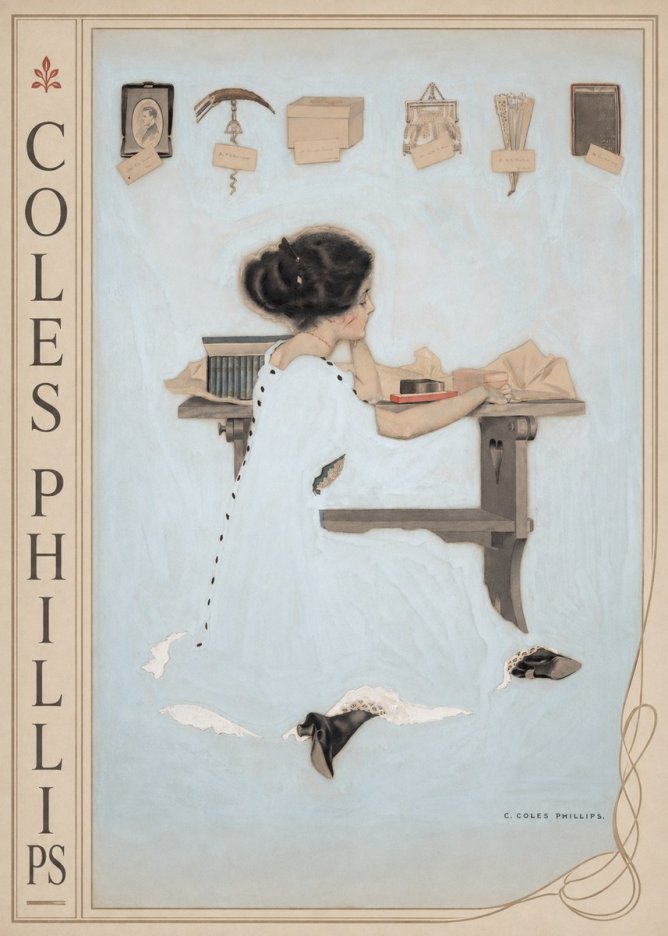 Coles Phillips Remembrance No2 - Poster