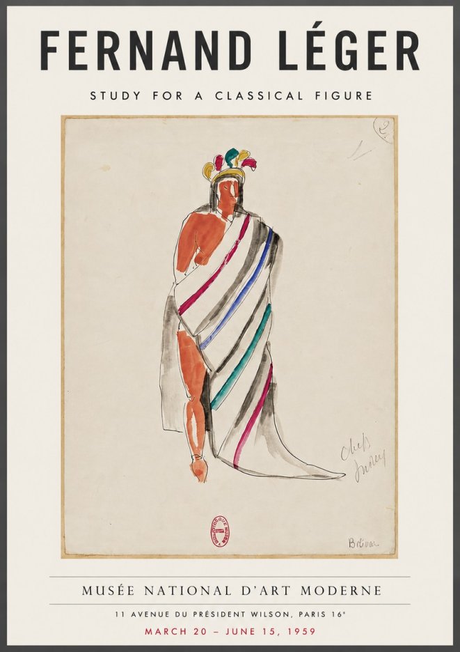 Fernand Léger Chefs Indiens No4 - Poster