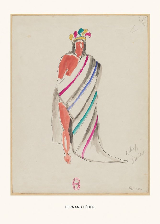 Fernand Léger Chefs Indiens No6 - Poster