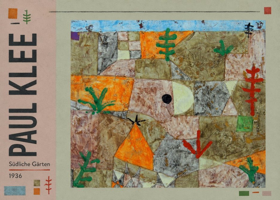 Paul Klee Südliche Gärten No3 - Poster