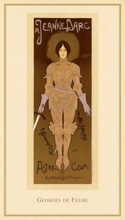 Georges de Feure Jeanne D'arc No4 - Poster