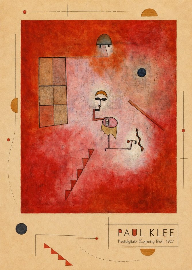 Paul Klee Prestidigitator (Conjuring Trick), 1927 No5 - Poster