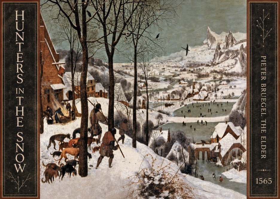 Pieter Bruegel Hunters in the Snow No4 - Poster