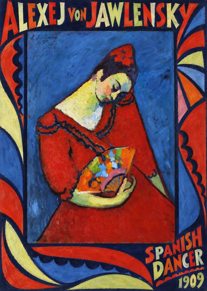 Alexej von Jawlensky Spanish Dancer No6 - Poster