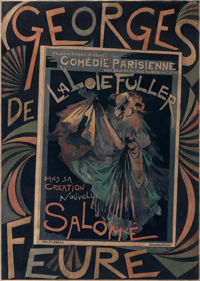 Georges de Feure La Loïe Fuller - Salomé III No5 - Poster