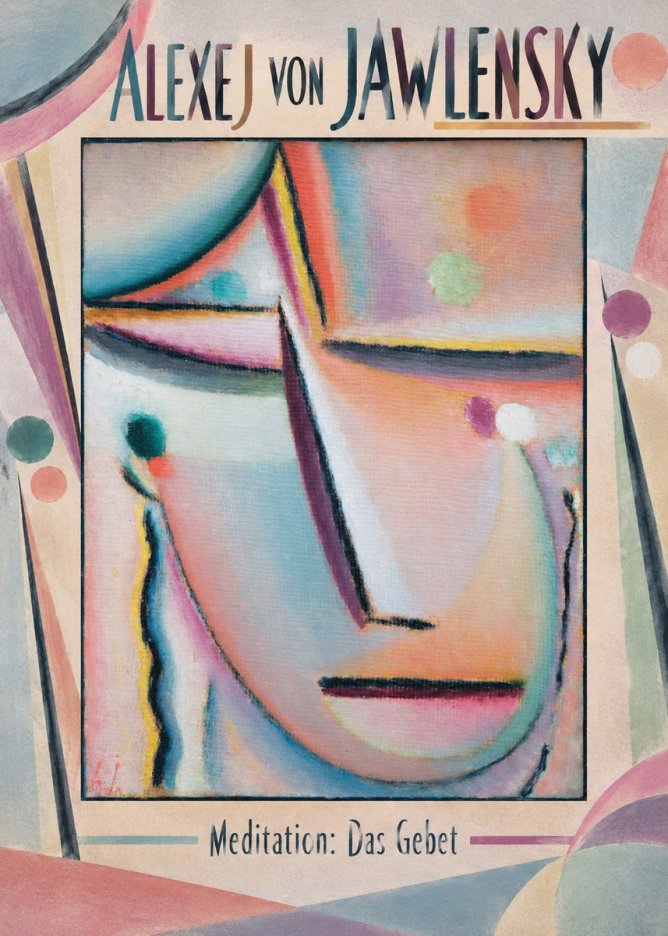 Alexej von Jawlensky Meditation: Das Gebet No5 - Poster