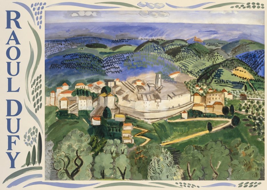 Raoul Dufy Vue De Vence No2 - Poster