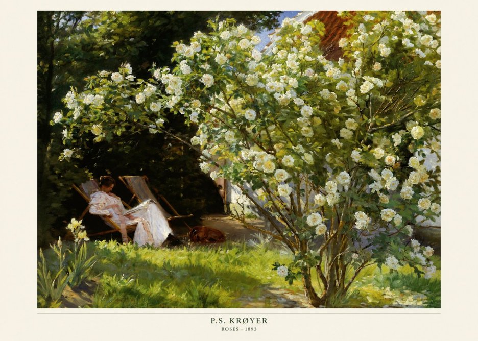P.S. Krøyer Roses No6 - Poster