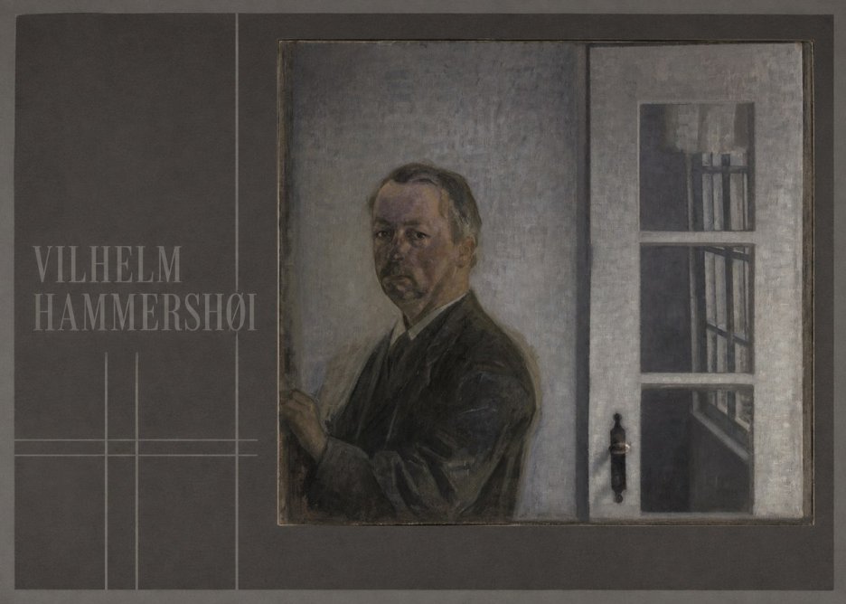 Vilhelm Hammershøi Self-portrait II No3 - Poster