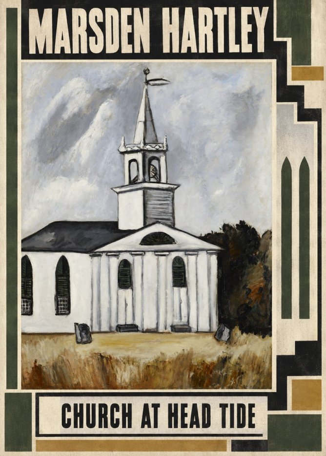 Marsden Hartley Church at Head Tide No2 - Poster