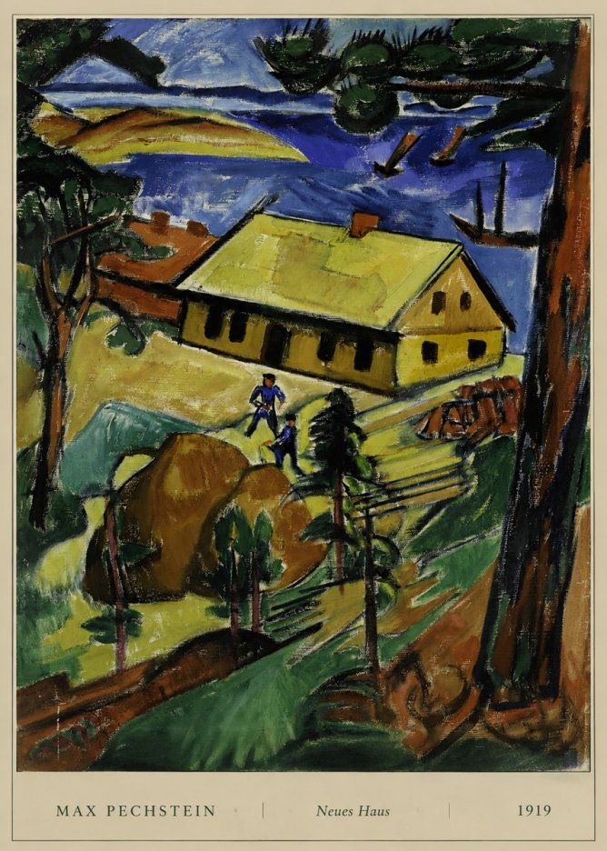 Max Pechstein Neues Haus No6 - Poster