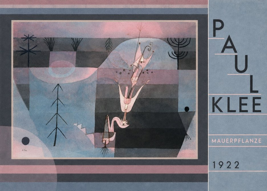 Paul Klee Mauerpflanze No6 - Poster
