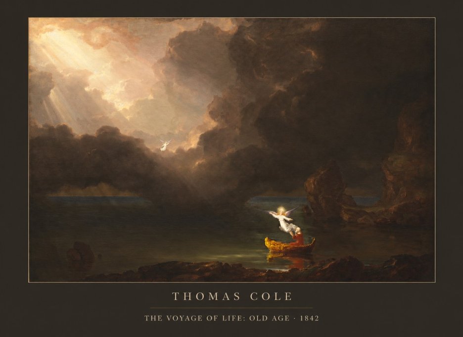 Thomas Cole The Voyage of Life: Old Age IV No6 - Poster