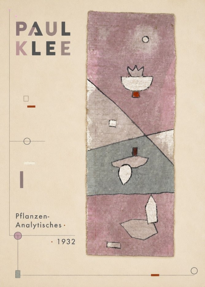 Paul Klee Pflanzen-analytisches No6 - Poster