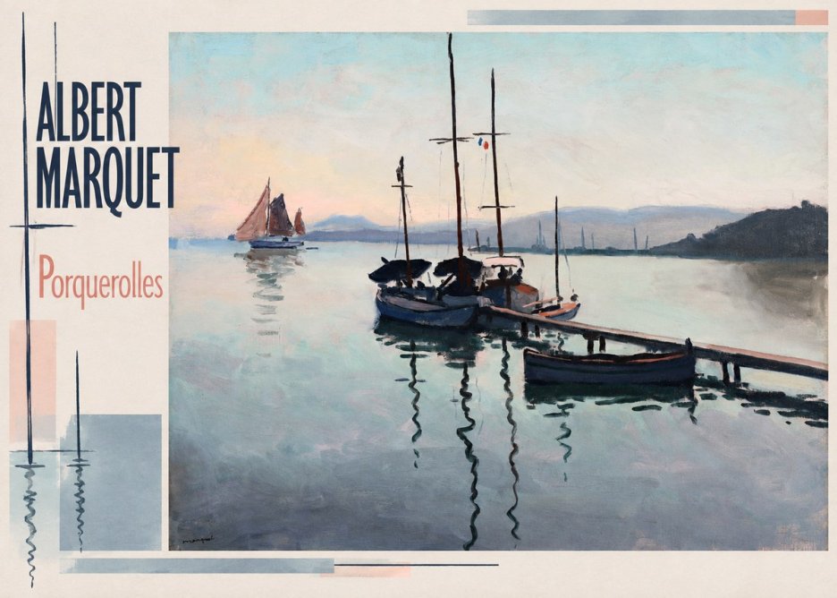 Albert Marquet Porquerolles No2 - Poster