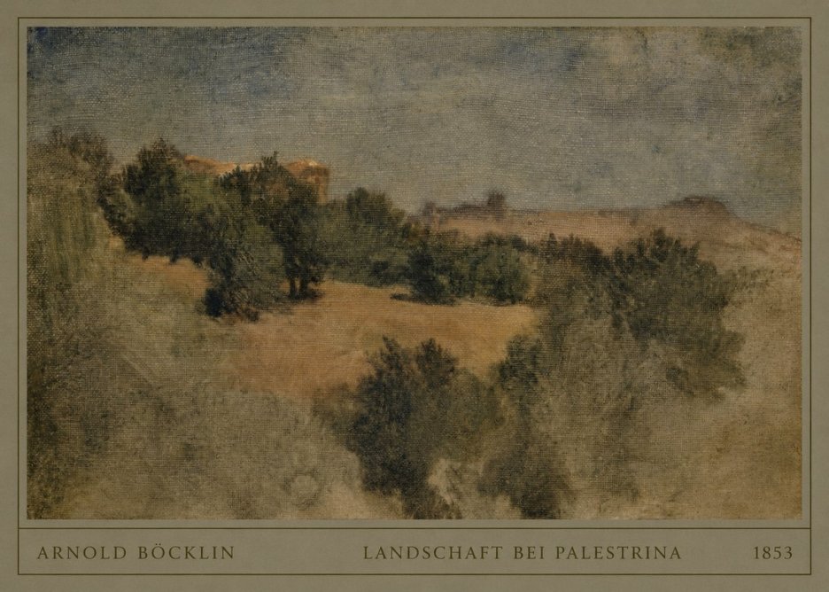 Arnold Böcklin Landschaft Bei Palestrina No4 - Poster